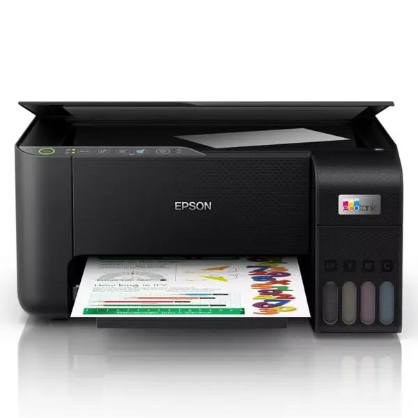 Мултифункционално мастиленоструйно устройство Epson EcoTank L3270, цветен, принтер/копир/скенер, 5760x1440 dpi, 33 стр/мин, Wi-Fi, USB, A4, C11CJ67434