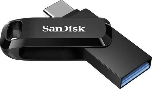 USB памет SanDisk Ultra Dual Drive Go, 256 GB, USB 3.2 1st Gen (USB 3.0), Черен, SD-USB-DDDC3-256G-G46