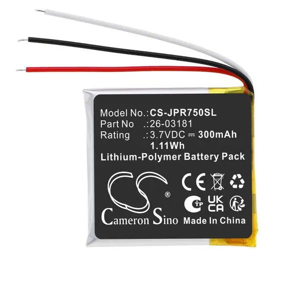 Батерия за за безжични  Bluetooth слушалки Jabra Engage 75, Engage 65 LiPo 3.7V 300mAh CAMERON SINO - CS-JPR750SL