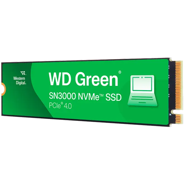 SSD WD Green SN3000 NVMe (M.2 2280, 1TB, PCIe Gen4x4) BULK PACK (216 UNITS) - WDS100T4G0E-00CPS0