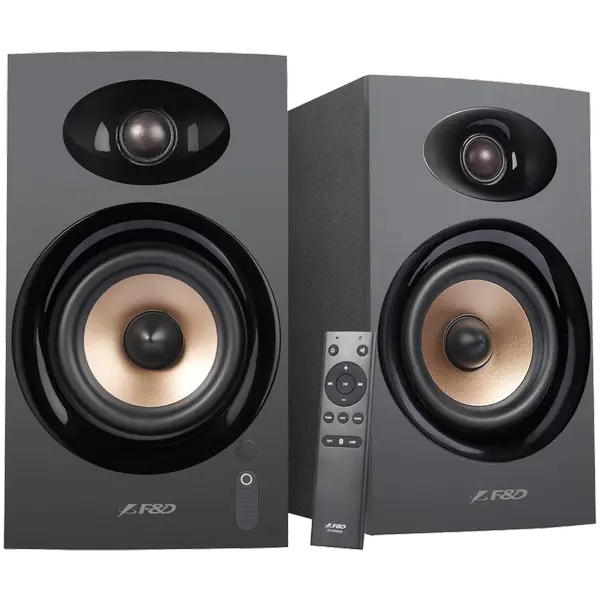 Multimedia Bluetooth Speakers R23BT Bluetooth 5.0, Optical, AUX, USB, 2*1" silk dome tweeter - R23BT