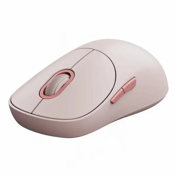 Мишка Xiaomi Wireless Mouse 3, оптична (1200 dpi), безжична, Bluetooth, USB, розова, BHR8911GL