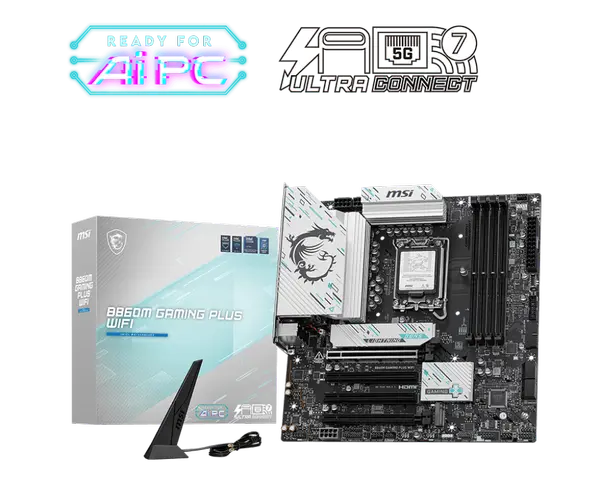 Дънна платка MSI B860M GAMING PLUS WIFI - 70603