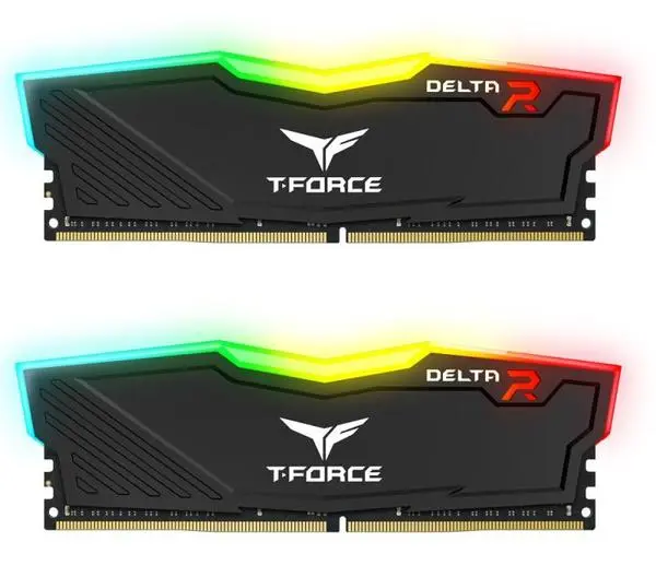 Team Group T-Force Delta RGB Black, DDR4, 64GB (2x32GB), 3600MHz, CL18-22-22-42 1.35V