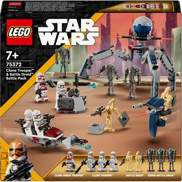 ## LEGO Star Wars Clone Trooper & Battle Droid Battle Pack 75372: Насладете се на екшъна от Междузвездни войни!