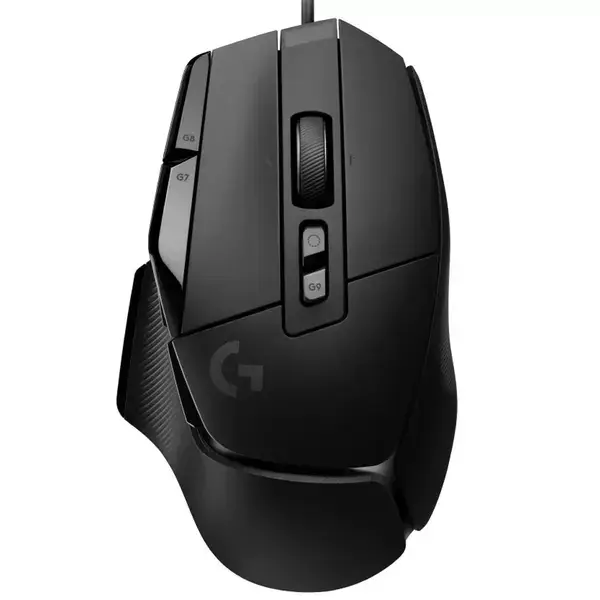 Logitech G502 X, оптична (25 600dpi), USB, черна, гейминг, 910-006138