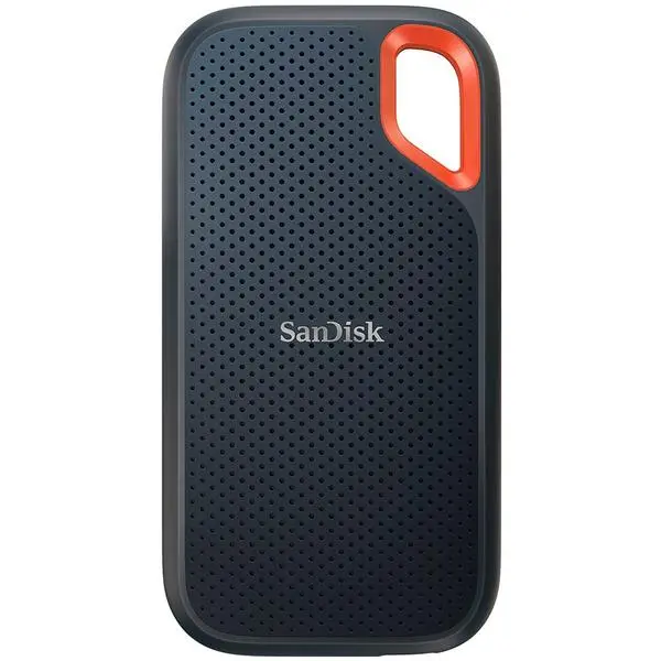 SanDisk Extreme 4TB Portable SSD - up to 1050MB/s Read and 1000MB/s Write Speeds, USB 3.2 Gen 2, 2-meter drop protection and IP55 resistance, EAN: 619659184704 - SDSSDE61-4T00-G25