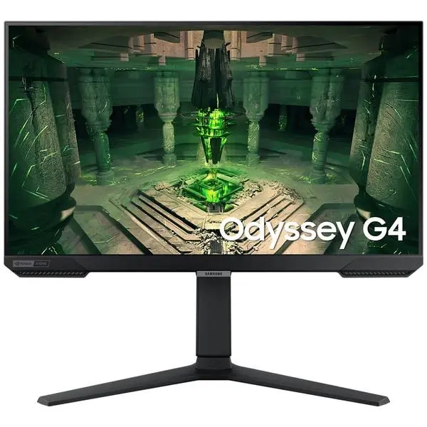 Монитор Samsung Odyssey G4 LS-25BG400 (2022), 25" (63.50 cm) IPS панел, 240Hz, Full HD, 1ms, 400 cd/m2, DisplayPort, HDMI, USB C