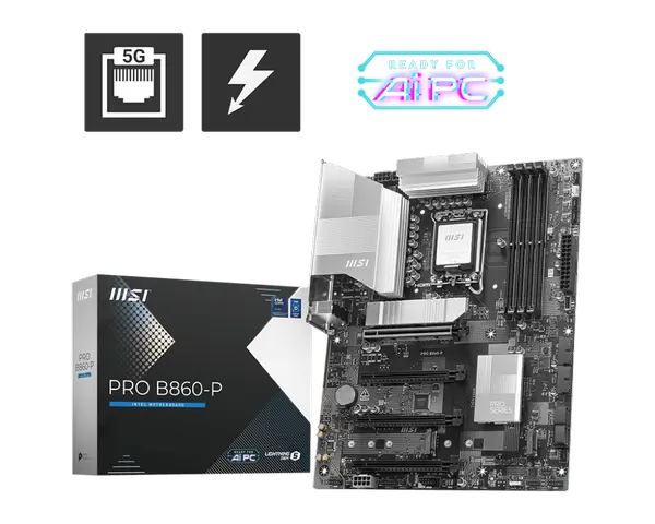 Дънна платка MSI PRO B860-P /LGA1851 - 70604