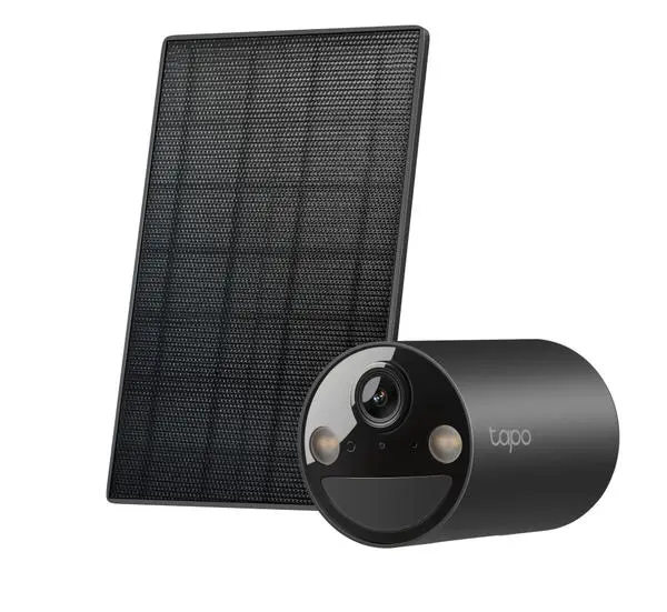 Комплект за охранителна камера със слънчева енергия TP-Link Tapo C411 KIT, 1/2.8" Progressive Scan CMOS Starlight Sensor