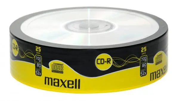 Maxell CD-R 700MB/80min 52x Shrink 25pcs ML-DC-CDR80-25