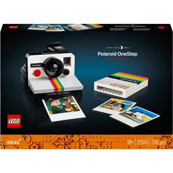 LEGO Ideas Polaroid OneStep SX-70 Sofortbildkamera 21345 -  (К)  - 21345 (8 дни доставкa)