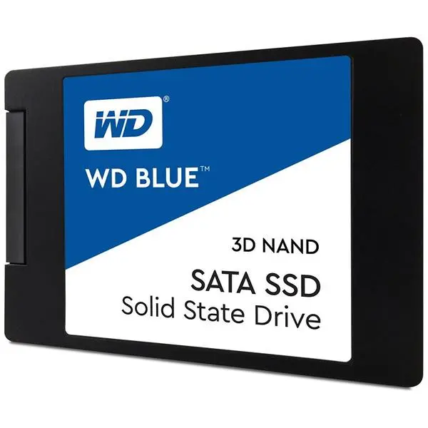 SSD WD Blue (2.5", 500GB, SATA III 6 Gb/s, 3D NAND Read/Write: 560 / 530 MB/sec, Random Read/Write IOPS 95K/84K) - WDS500G2B0A