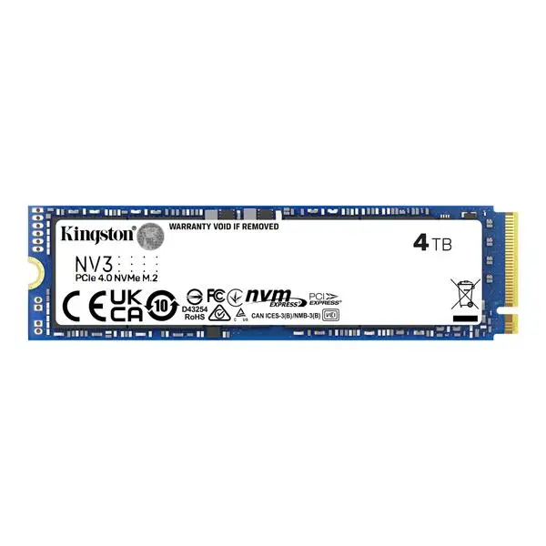 SSD KINGSTON NV3 M.2-2280 PCIe 4.0 NVMe 4000GB - SNV3S/4000G