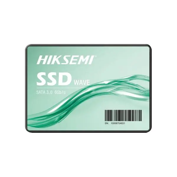 Памет SSD 128GB, Hiksemi WAVE(S), SATA 6Gb/s, 2.5" (6.35 cm), скорост на четене до 460MB/s, скорост на запис до 370MB/s, HS-SSD-WAVE(P)-128G