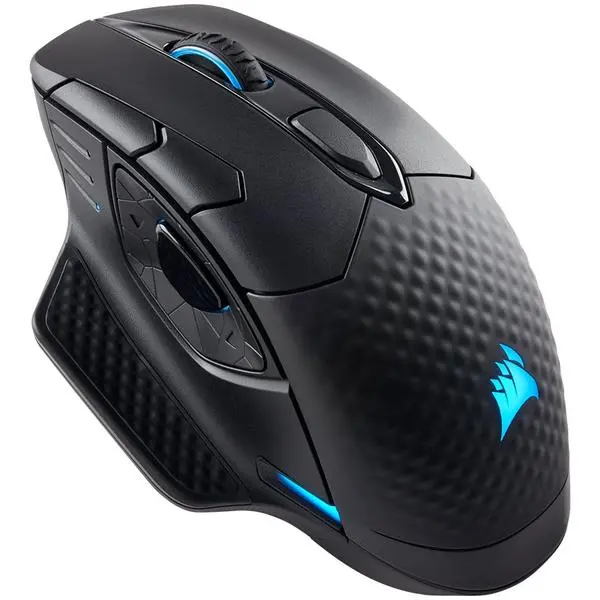 CORSAIR DARK CORE RGB PRO, Wireless FPS/MOBA with SLIPSTREAM, Black, Backlit RGB LED - CH-9315411-EU