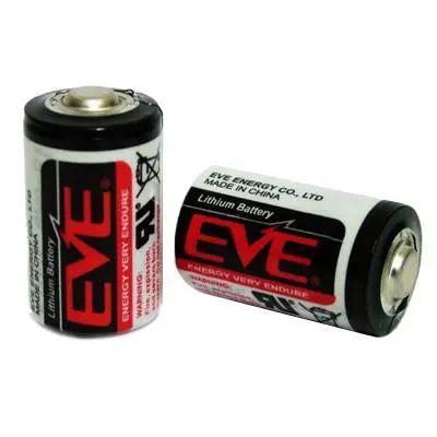 Литиево тионилхлоридна  батерия EVE 3.6 V  1/2AA ER14250 /STD/с пъпка/ EVE BATTERY - EVE-ER14250