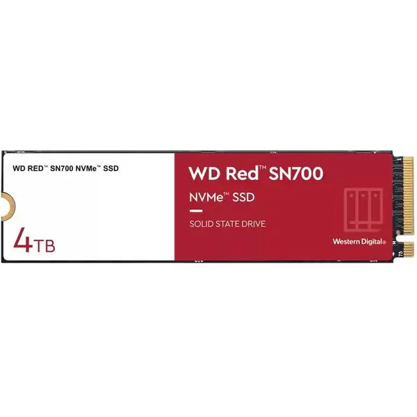 SSD M.2 4TB WD Red SN700 NVMe PCIe 3.0 x 4 -  (К)  - WDS400T1R0C (8 дни доставкa)