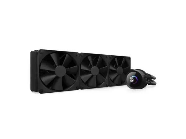 Охладител за процесор NZXT Kraken 360 Black, LCD Display - NZXT-FAN-RL-KN360-B1