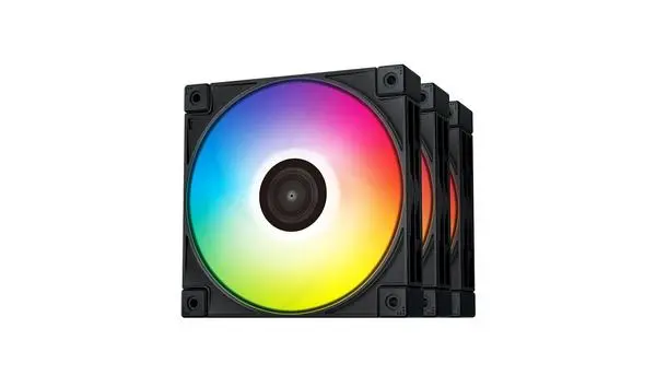 DeepCool DeepCool Комплект вентилатори Fan Pack 3-in-1 3x120mm FC120 Black, Addressable RGB - R-FC120-BKAMN3-G-1