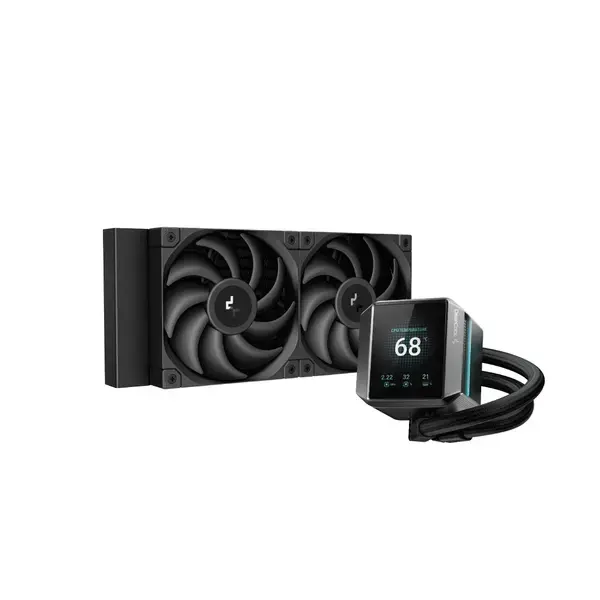 DeepCool Водно охлаждане Water Cooling MYSTIQUE 240 LCD Screen, A-RGB - R-LX550-BKDSNC-G-1