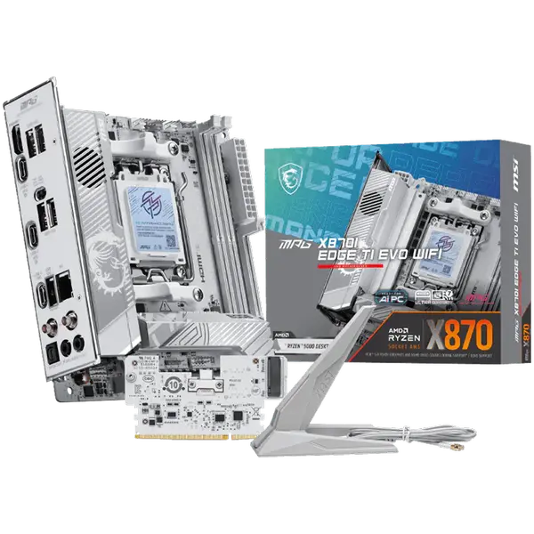 MSI MPG X870I EDGE TI EVO WIFI, mITX, Socket AM5, Dual Channel DDR5 10000+MHz (OC) - MPG_X870I_EDGE_TI_EVO_WIFI