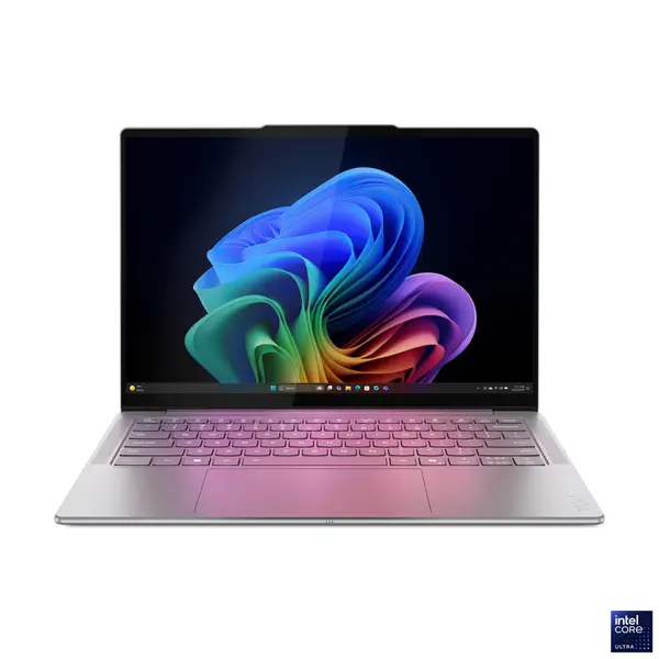 Лаптоп LENOVO YG SLIM 7 14/83JX001CBM,  14",  Intel Core Ultra 7 258V, 8C (4P + 4LPE) / 8T, Max Turbo up to 4.8GHz, 12MB, RAM 32GB, SSD 1TB