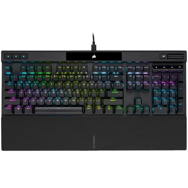 Corsair K70 RGB PRO Optical-Mechanical Gaming Keyboard, Backlit RGB LED, CORSAIR OPX - CH-910941A-NA