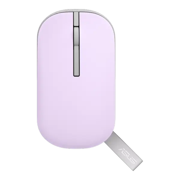 ASUS MD100 /BT+WL /PURPLE The compact ASUS Marshmallow Mouse MD100 adds a dash of vibrancy to your day with its quick-switch magnetic covers, and a handy strap that makes it easy to carry around. For safety and better hygiene, the covers include ASUS