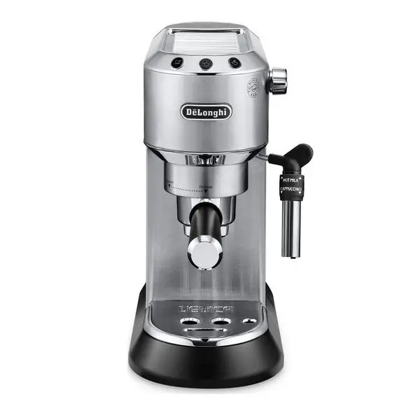 Кафемашина еспресо Delonghi DEDICA EC685.M, 1300W, 15 bar, 1.1л. резервоар, инокс