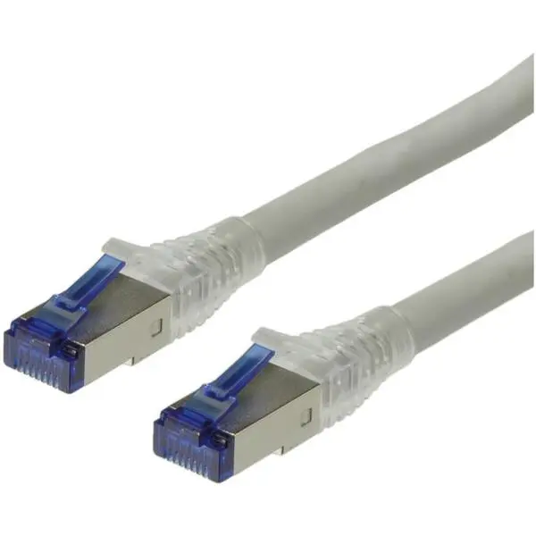 VALUE S/FTP Patch кабел Cat. 6a, solid, LSOH, 70.0 м, сив - 21.99.0848