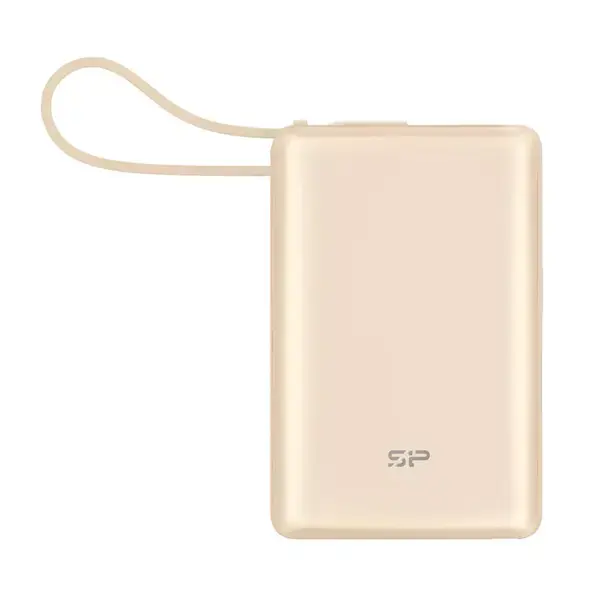 SILICON POWER Power Bank, CP10, 10000mAh, BSMI, PSE, INT., Champagne SP10KMAPBKCP101C