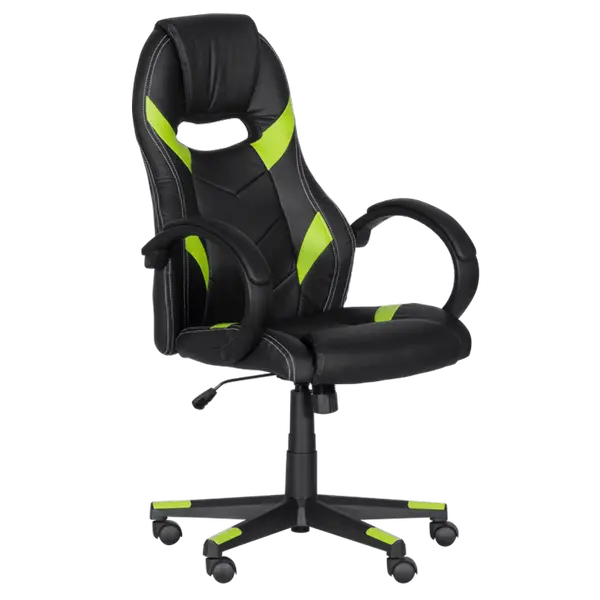Геймърски стол Carmen 7605 - черен - зелен - 3520043