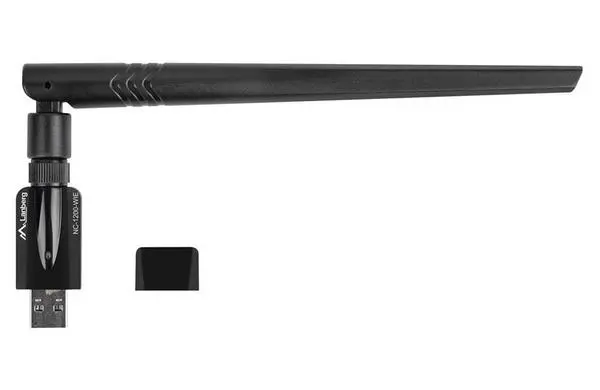 Lanberg Wireless Network Card USB adapter NC-1200-WIE AC1200 Dual Band - NC-1200-WIE