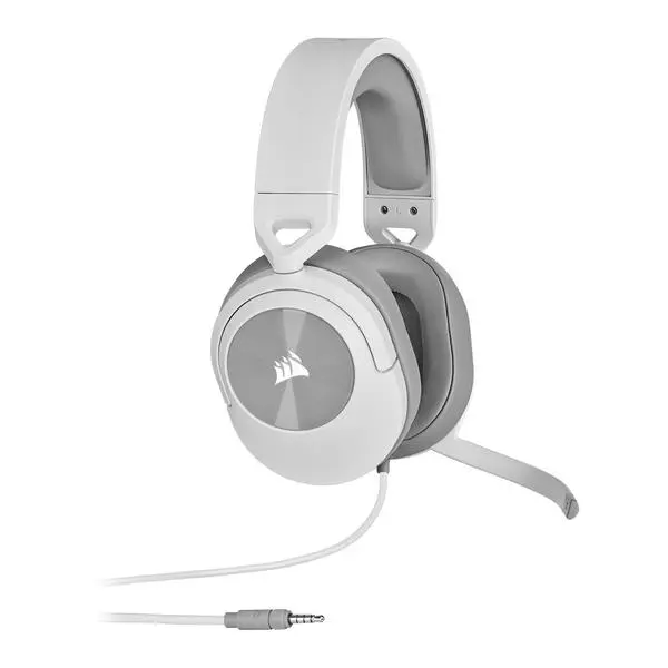 Геймърски слушалки с микрофон Corsair HS55 Stereo - White - CA-9011261-EU