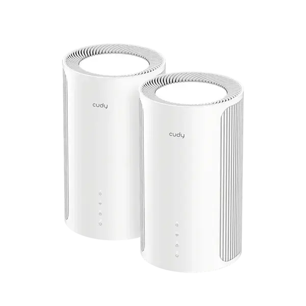 Безжична MESH система Cudy M11000 BE11000 Tri-Band 2.4/5/6Ghz 688 - 5765 Mbps - 2 Броя