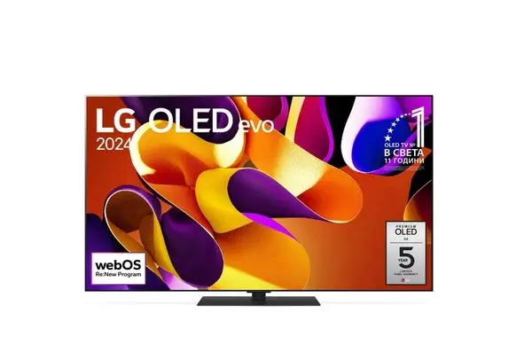 LG  55" UHD OLED evo, 4K (3840 x 2160), DVB-C/T2/S2, Full Cinema Screnn, Alpha 11 AI 4K Gen7, 144Hz, ThinQ AI - OLED55G43LS