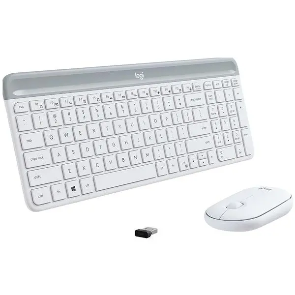 # Безжичен комплект клавиатура и мишка Logitech Slim MK470
