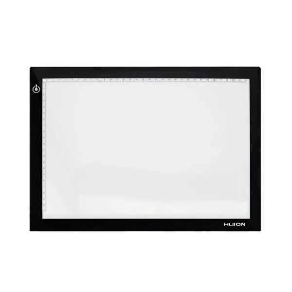 LED светеща подложка за рисуване HUION LED light pad L4S, USB, Черен - HUION-PAD-L4S
