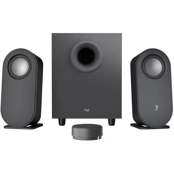 Тонколони Logitech Z407, 2.1, 80W RMS, Bluetooth 5.0, Micro-USB, AUX, черни