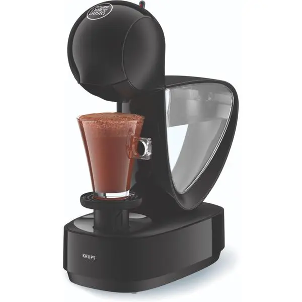 Кафемашина на капсули Krups Nescafe Dolce Gusto Infinissima, 1500W, 15 bar, 1.2 l. обем на резервоара за вода, черна KP170810