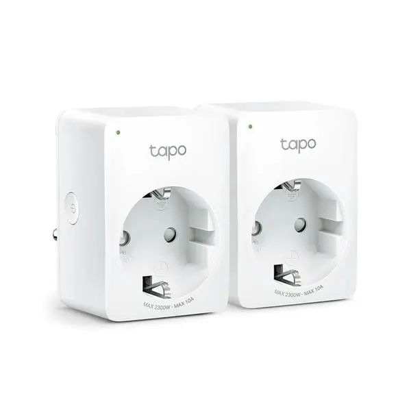 TP-Link Tapo P100(2-pack) Управляем контакт TP-LINK Tapo P100(1бр.), Wi-Fi, 2,3KW