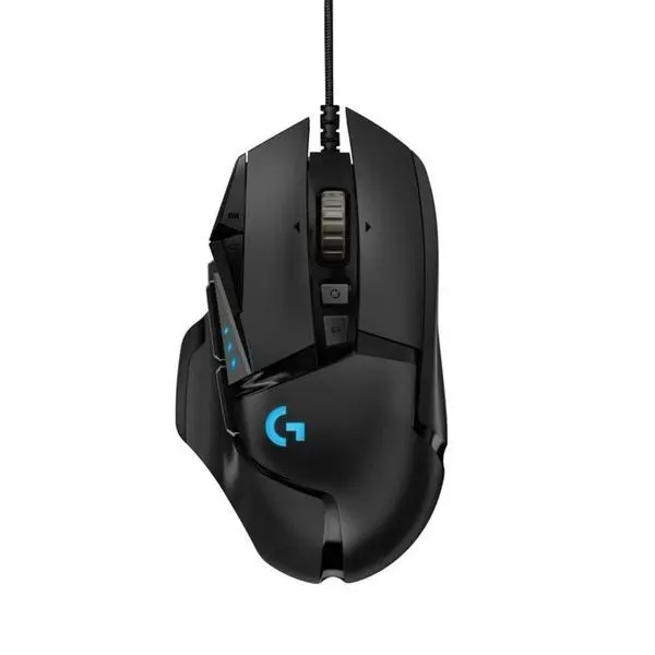 Мишка Logitech G502 Hero, оптична (16 000dpi), USB, черна, геймърска, RGB, 910-005470