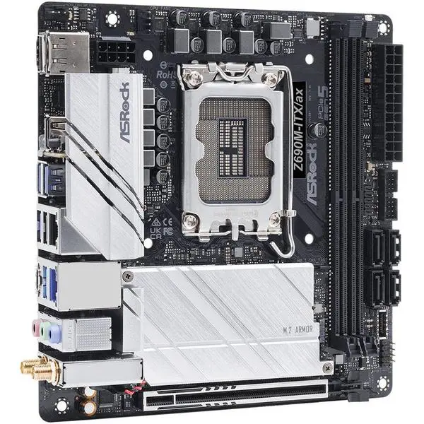 ASRock Z690M-ITX/AX: Дънната платка, която предлага мощност, ефективност и стил