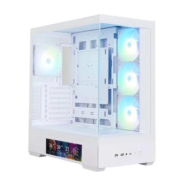 ZALMAN P40 DS ATX MID TWR WHIT - P40 DS WHITE - (73200)