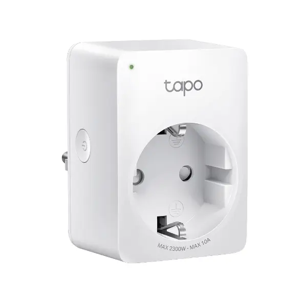 TP LINK TAPO P100 Смарт контакт 10A, 2300W, 2.4Ghz, задаване на график, таймер - TP-TL-CAM-TAPO-P100-1PK