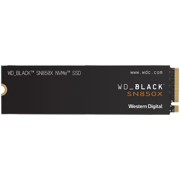 SSD WD Black SN850X 2TB M.2 2280 PCIe Gen4 x4 NVMe, Read/Write: 7300/6600 MBps, IOPS 1200K/1100K, TBW: 1200 - WDS200T2X0E