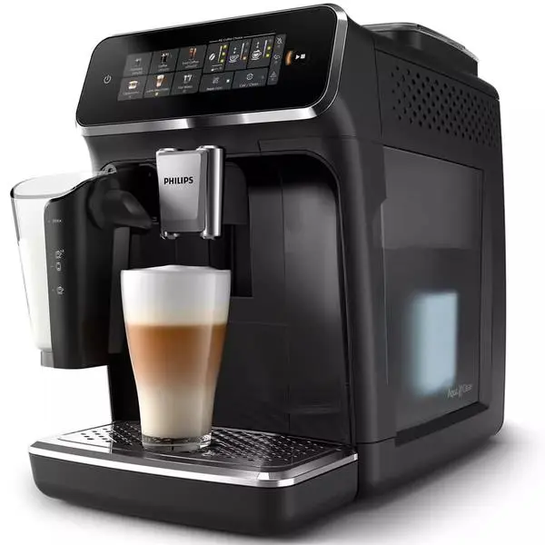 Кафеавтомат Philips EP3341/50, 1500W, 15 bar, 1.8 л. обем на резервоара за вода, система LatteGo, бял