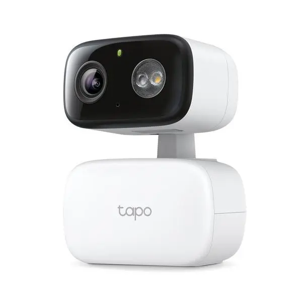 IP камерa TP-Link Tapo C206, куполна PT (Pan/Tilt) камера, 2Mpix(1920x1080@30fps), 4.0mm обектив, H.264, IR осветеност (до 12m), външна IP65, Wi-Fi, microSD слот до 512GB, микрофон и говорител