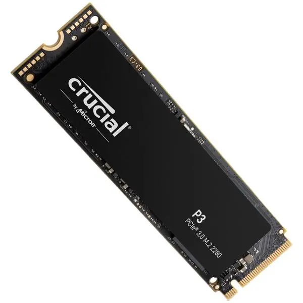 Crucial SSD P3 1000GB/1TB M.2 2280 PCIE Gen3.0 3D NAND, R/W: 3500/3000 MB/s, Storage Executive + Acronis SW included - CT1000P3SSD8